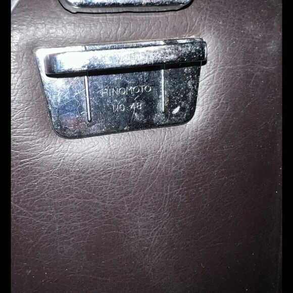 Vintage Hinomoto Brown No. 48 Japan Shoulder Strap No Key Camera Bag - Picture 5 of 11